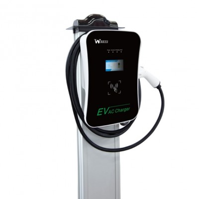 Level 2 32 Amp Outdoor Electric Vehicle Charger with 16 ft. Cord